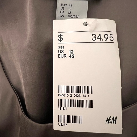 H&M Brownish Grey Women's Dress - Picture 3 of 5